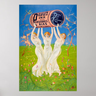 Vintages Werbeplakat Poster