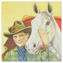 Vintages Western-Cowboy-Film-Plakat blockiert #3