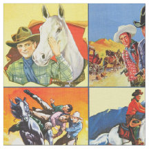 Vintages Western-Cowboy-Film-Plakat blockiert #3