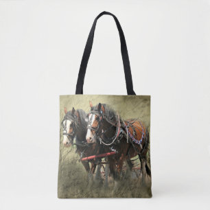 Vintages Wetter Clydesdale Postkarte