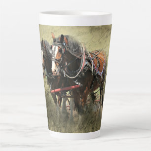 Vintages Wetter Clydesdale Postkarte Milchtasse