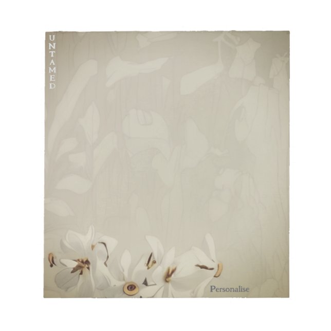 Vintages Whitelot Persönliches Schreibpapier Notizblock (Vorderseite)