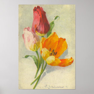 Vintages Wiedergabe-Plakat Catherine Klein Poster