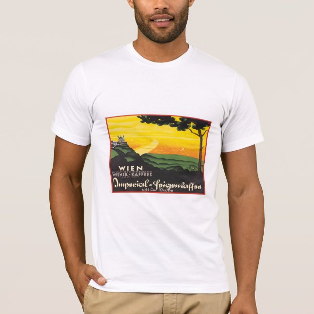 Vintages Wien Österreich T-Shirt (Vorderseite)