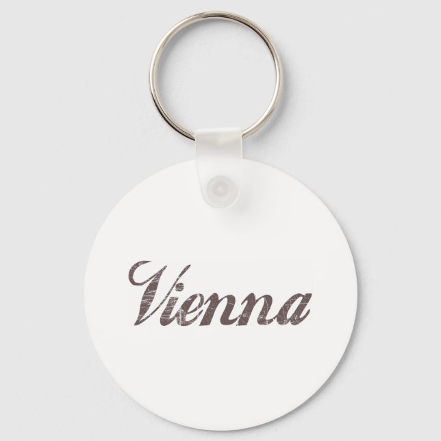 Vintages Wien Schlüsselanhänger (Vorderseite)
