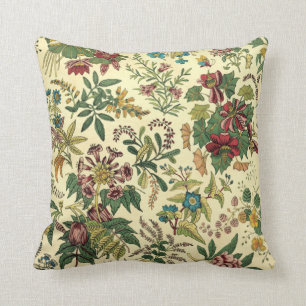 Vintages Wildblumenthrow-Kissen Kissen