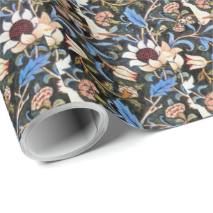 Vintages William Morris Evenlode Textile Design Geschenkpapier