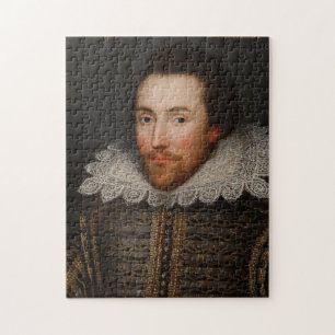 Vintages William- Shakespeareporträt Puzzle