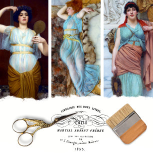 Vintages Wrapping-Papier für Frauen Geschenkpapier Set