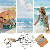 Vintages Wrapping-Papier für Frauen