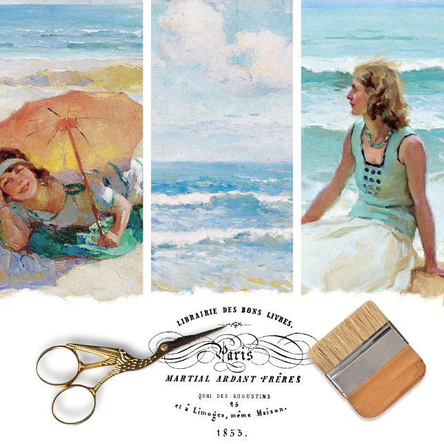 Vintages Wrapping-Papier für Frauen Geschenkpapier Set (Von Creator hochgeladen)