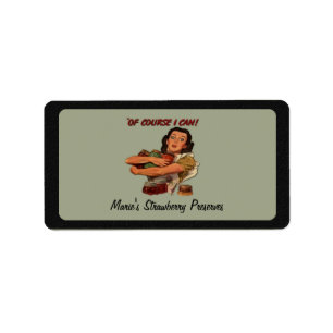 Vintages WW2 Siegel-Konservierung im Garten Adressaufkleber