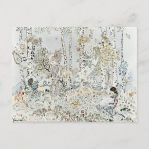 Vintages Youthe von Jessie Marion King Postkarte