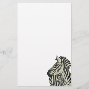 Vintages Zebra-Briefpapier Briefpapier