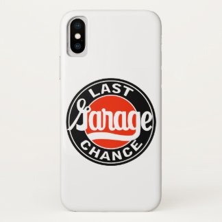 Vintages Zeichen der letzten Garagen-Möglichkeit Case-Mate iPhone Hülle