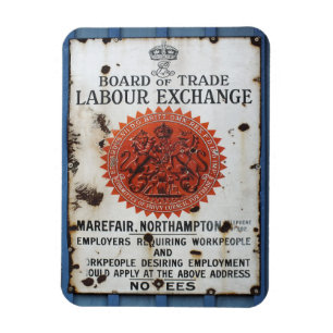 VINTAGES ZEICHEN MAGNET