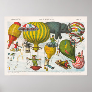 Vintages Zeitungscover-Plakat Poster