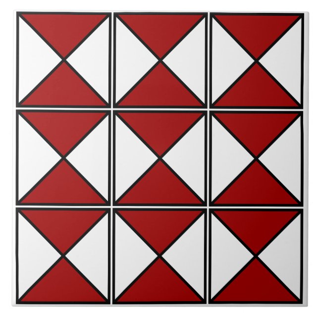 Vintages Zement-Muster Fliese (Vorderseite)