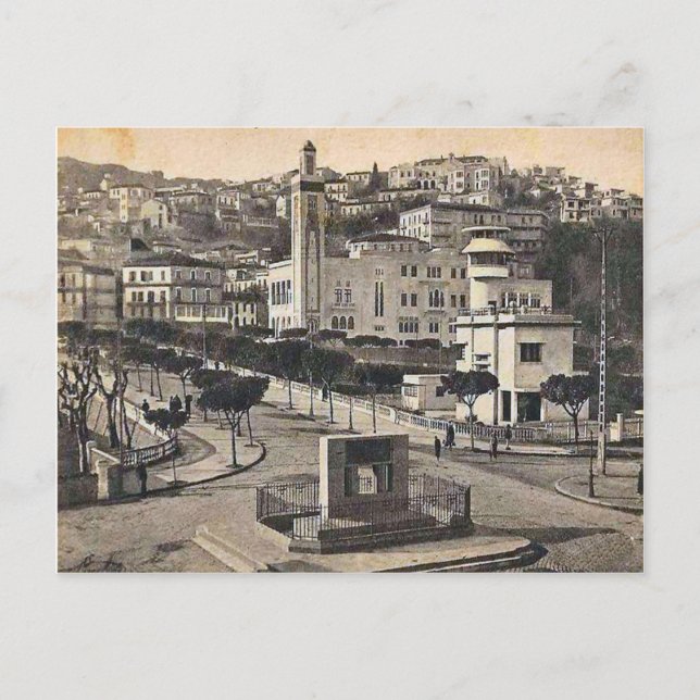 Vintages Zentrum Algerien Philippeville, 1912 Postkarte (Vorderseite)