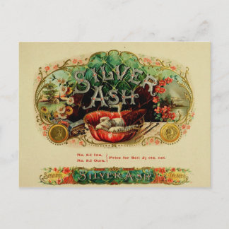 Vintages Zigarrenfeld Etikett Postkarte 65