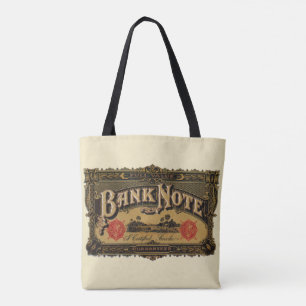 Vintages Zigarrenlabel Art, Bank Note Money Financ