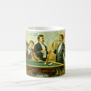Vintages Zigarrenlabel Kunst, Kletterfreunde Billa Kaffeetasse
