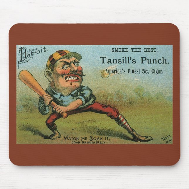 Vintages Zigarrenlabel, Tansill-Tansill-Punch im S Mousepad (Vorne)