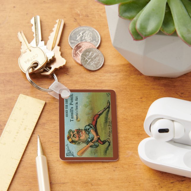 Vintages Zigarrenlabel, Tansill-Tansill-Punch im S Schlüsselanhänger (Schreibtisch)