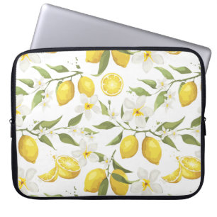 Vintages Zitronenbaummuster Laptopschutzhülle
