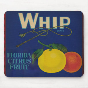Vintages Zitrusfrüchteetikett Mousepad
