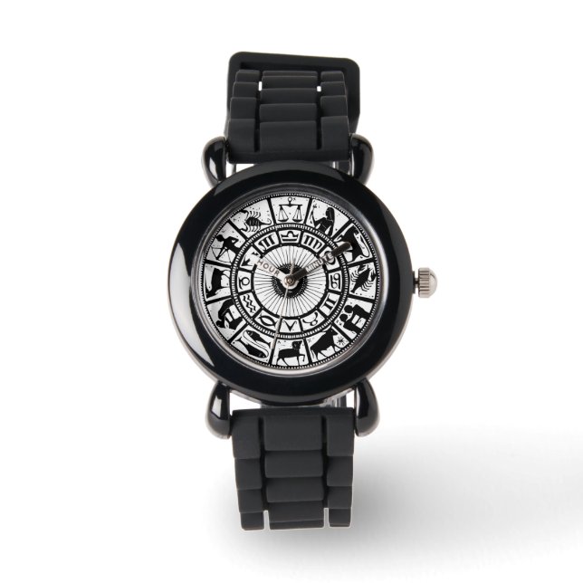 Vintages Zodiakrad Armbanduhr (Vorderseite)