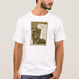 Vintages Zug-Plakat der Lehigh Tal-Eisenbahn-1897 T-Shirt