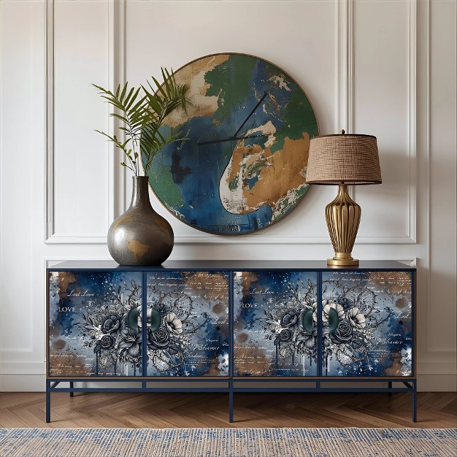 Vintages Zweilicht Rose & Bronze Träume Entdeckung Seidenpapier (Von Creator hochgeladen)