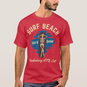 VintageStyle Surf Beach Vandenberg AFB California T-Shirt