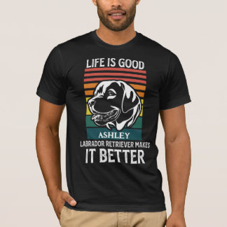 Vinteage Labrador Retriever Retriever Retro Style T-Shirt