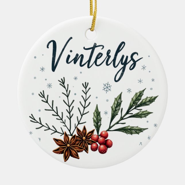 Vinterlys Scandinavian Christmas Ornament (Vorne)