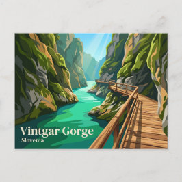 Vintgar-Schlucht Slowenien Postkarte