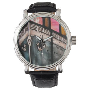 Vintge Armbanduhr, die den Bogen vom titanischen Armbanduhr
