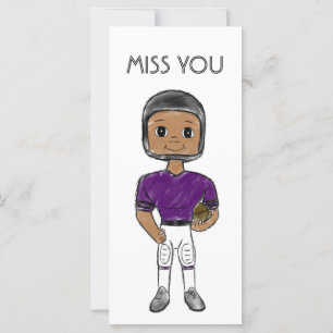 VINTO Retro Football Plaple Black Karte