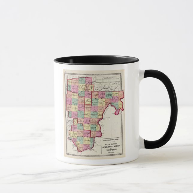 Vinton-Landkreis Tasse (Rechts)