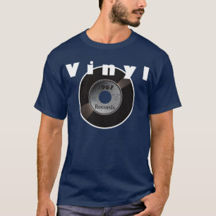 Vinyl 45 Grau T-Shirt