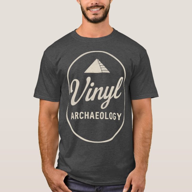 Vinyl Archäologie T-Shirt (Vorderseite)