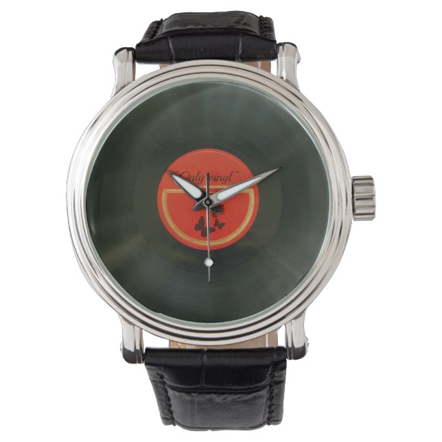 Vinyl Armbanduhr (Vorderseite)