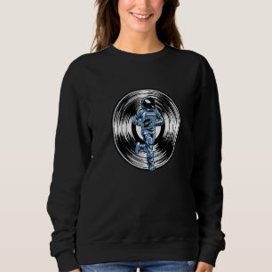 Vinyl-Astronaut-Disc-Lp-Schallplatte Vinyl Sweatshirt