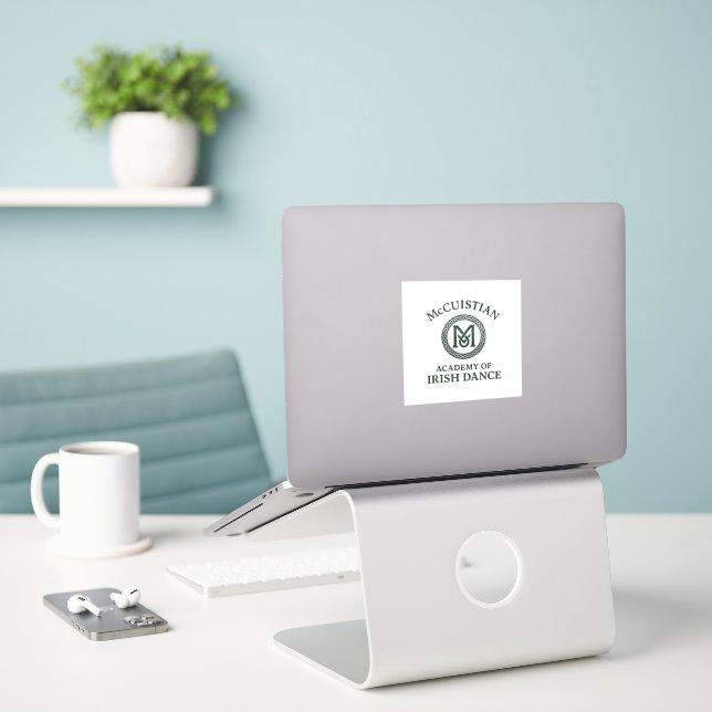 Vinyl-Aufkleber Aufkleber (Laptop auf Schreibtisch)