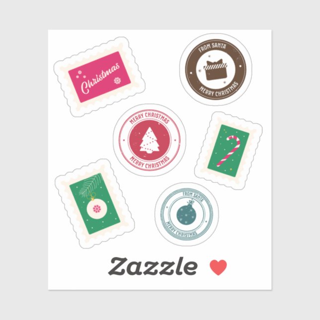 Vinyl-Aufkleber mit Postage-Briefmarke Aufkleber (Blatt)