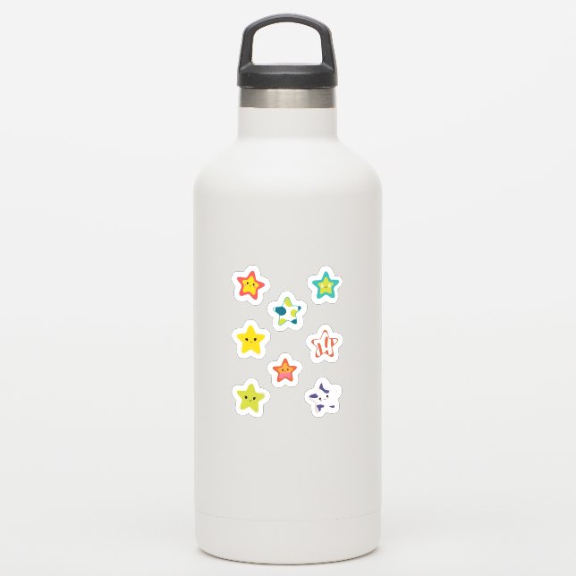Vinyl-Aufkleber nach Maß Aufkleber (Wassserflasche)