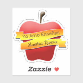 Vinyl-Aufkleber nach Maß geschnitten - Yo amo ense Aufkleber