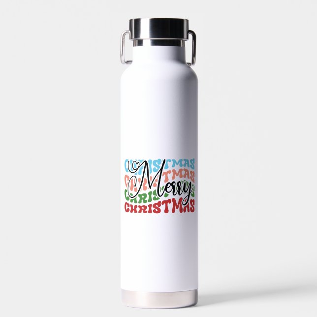 Vinyl-Aufkleber nach Maß Trinkflasche (Vorne)