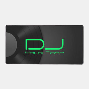 Vinyl Background DJ Schreibtischunterlage